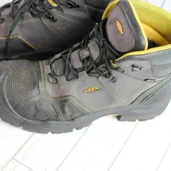 KEEN Utility Size 15D Portland Waterproof Carbon Toe Work Boots for Men main image 16